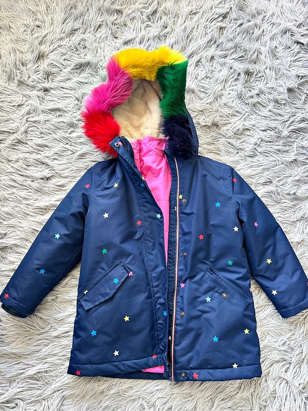 Boden All-Weather Waterproof 2-in-1 Kids Coat (Size 5-6 yrs)